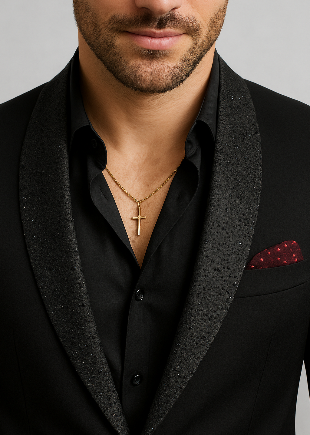 Slim Fit Black Shawl Lapel Tuxedo
