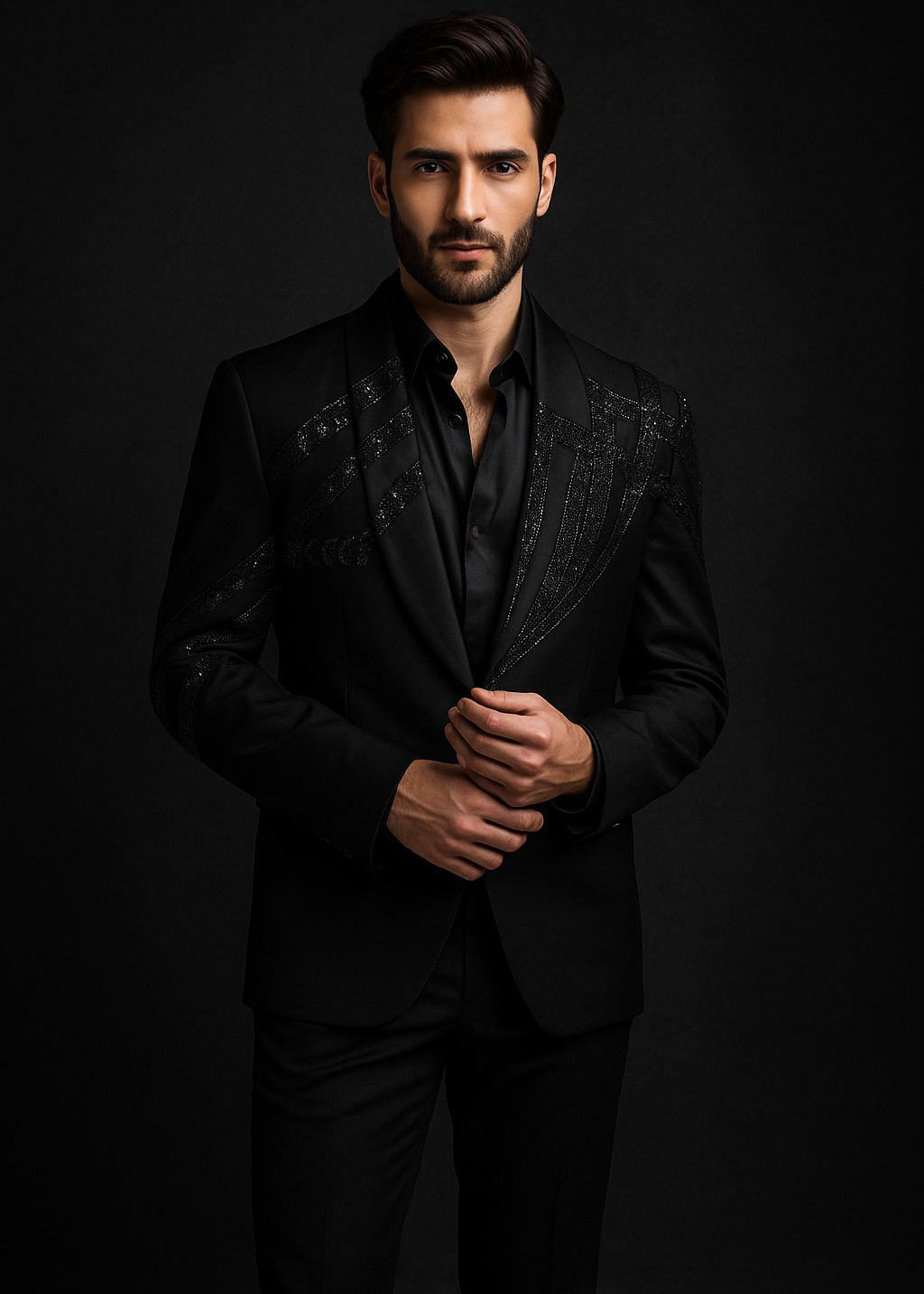 Wedding Abstract Cutdana Embroidery Suit for Wedding